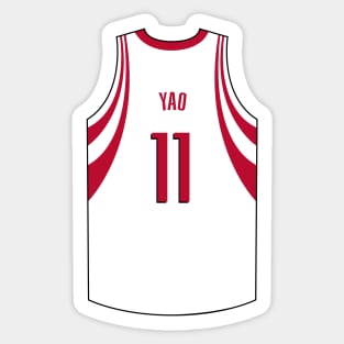 Yao Ming Houston Jersey Qiangy Sticker